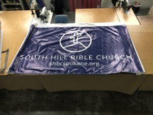 South Hill Bible Church Temporary Sign Bag