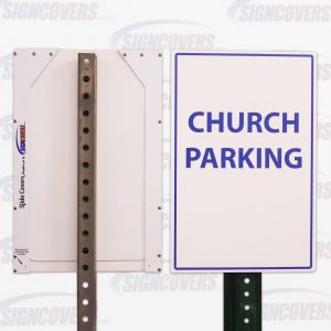 "Church Parking" Parking Sign Slide Cover