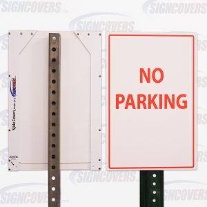 "No Parking" Parking Sign Slide Cover