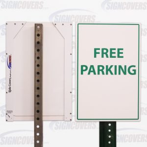 "Free Parking" Parking Sign Slide Cover