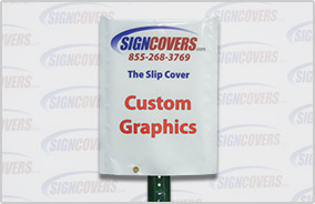 Custom Graphics Sign Slip Cover