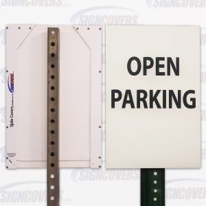 "Open Parking" Parking Sign Slide Cover