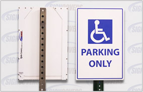 Handicap Parking Only Sign Slide Cover