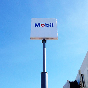 Sign Covers High Rise Mobil