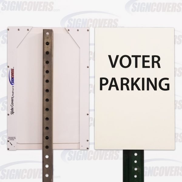 Voter Parking Sign Slide Cover