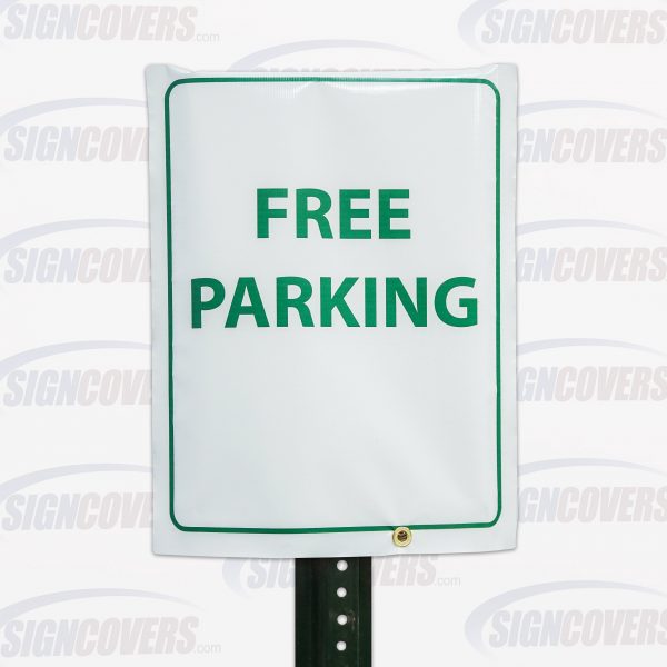 “Free Parking” Parking Sign Slip Cover