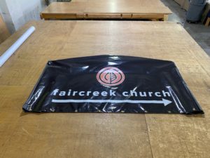 Faircreek Church-Custom Sign Cover